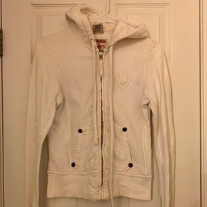 True Religion Classic Women’s Hoodie in White